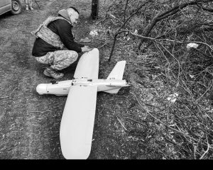 Soldaat met drone