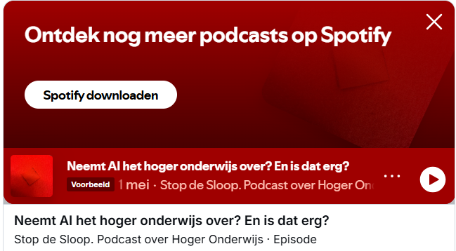 Podcast Stop de sloop