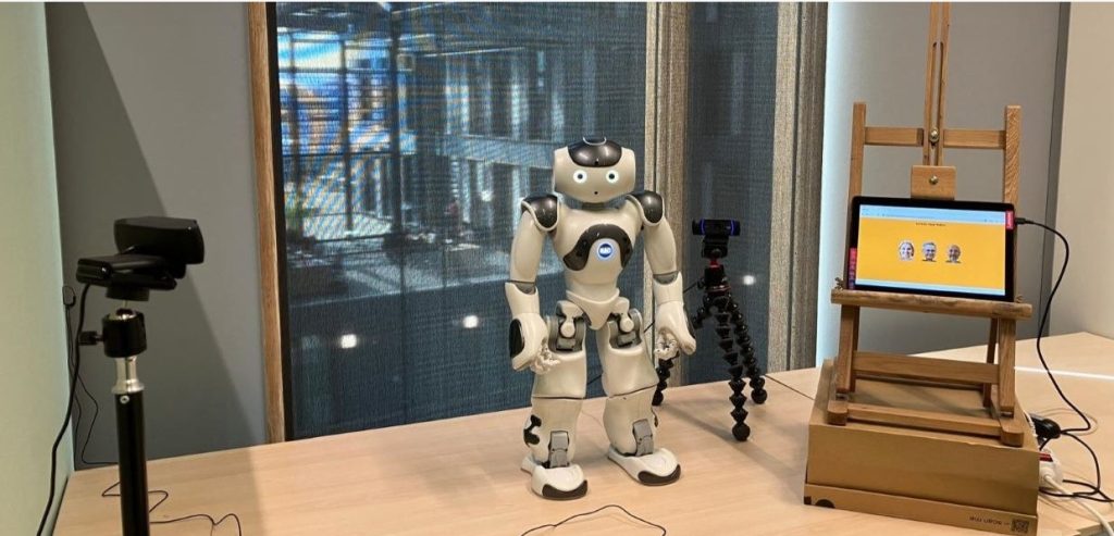 Robot in testopstelling