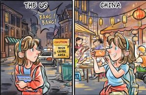 Cartoon uit China Daily