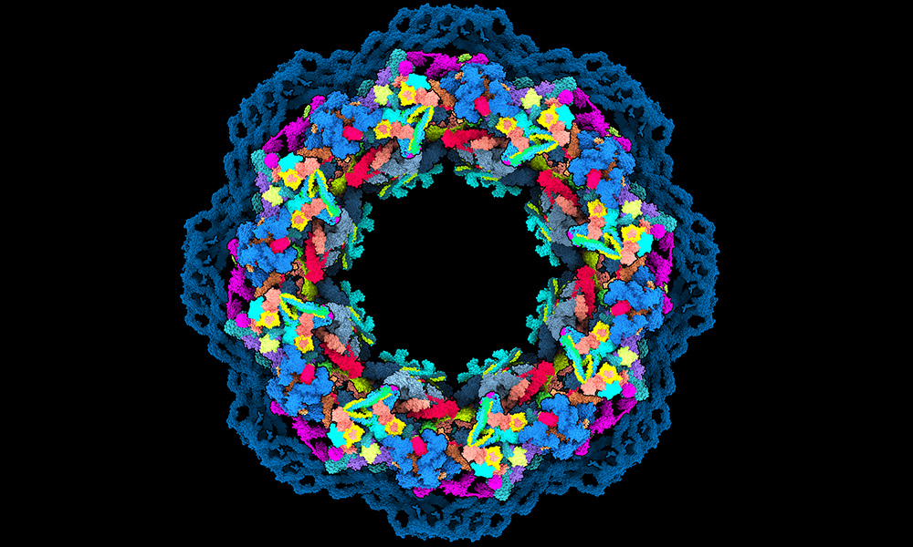 Model van een complex molecuul