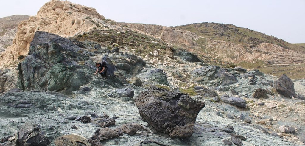 Geoloog op Syros