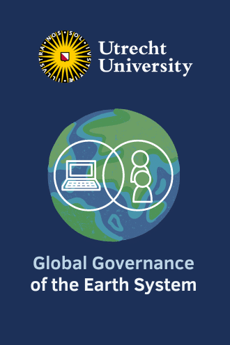 Logo's Universiteit Utrecht en Global Governance of the Earth systems.